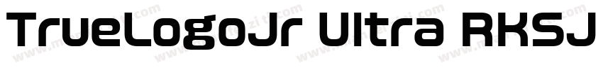 TrueLogoJr Ultra RKSJ H字体转换